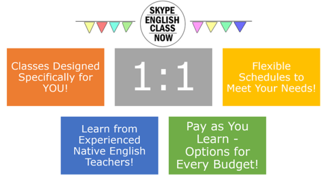 Free Class - Schedule your first English lesson